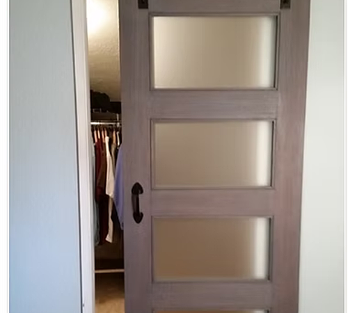 Custom barn closet door