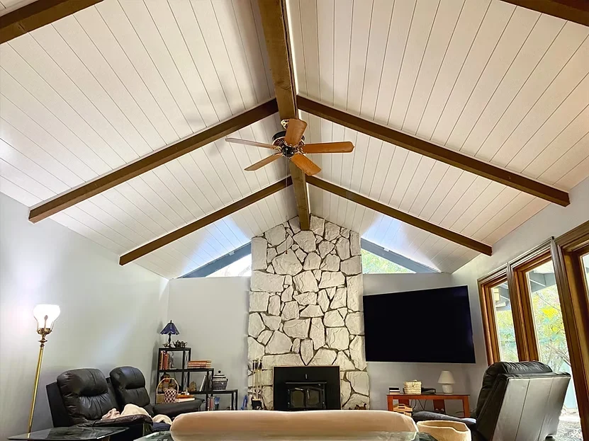 Custom Shiplap Ceiling